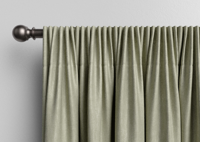 Delicate Chevron, Apple - Made to Measure Curtains - Image 9